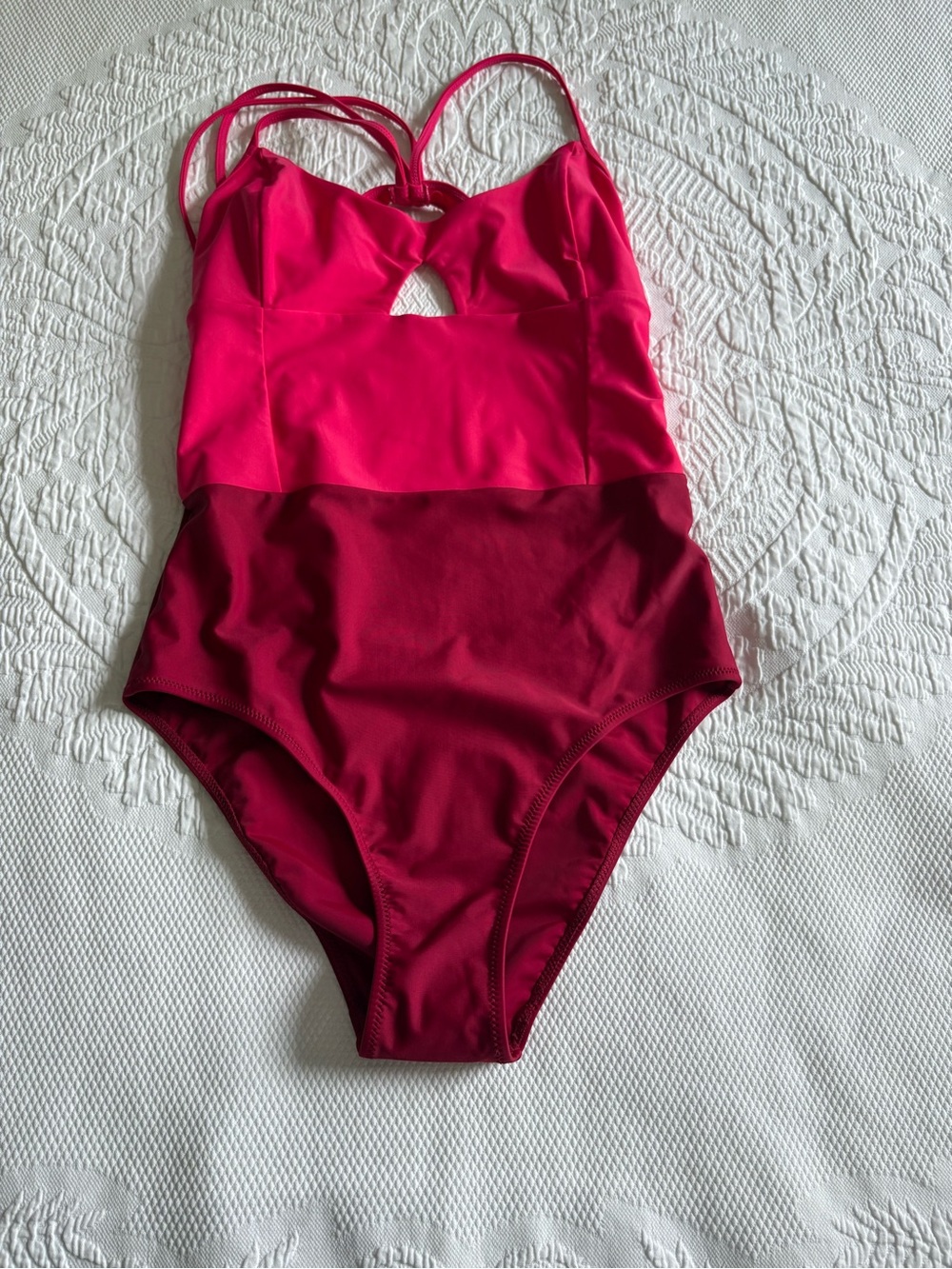 Summersalt The Swan Dive swimsuit never worn size 10 pink red
